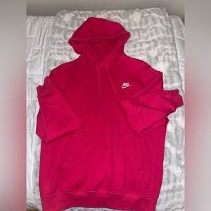 Men's hot pink Nike hoodie size medium